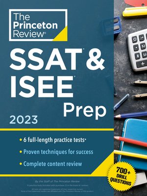 cover image of Princeton Review SSAT & ISEE Prep, 2023